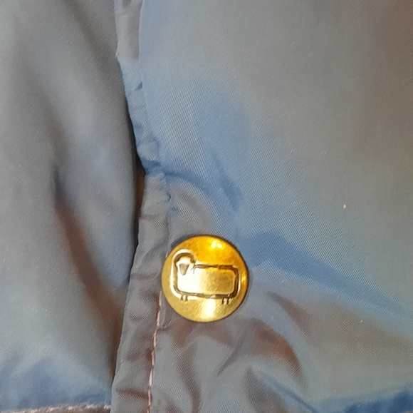 Woolrich Womans Vintage Down Puffer Vest Medium Blue Outdoor Activewear Classic - Picture 3 of 10